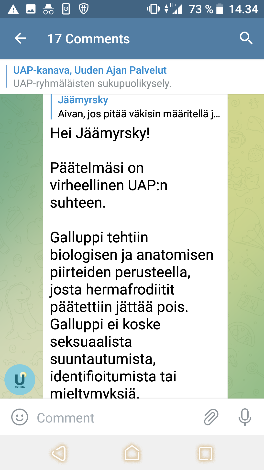 UAP, kunnianloukkaus